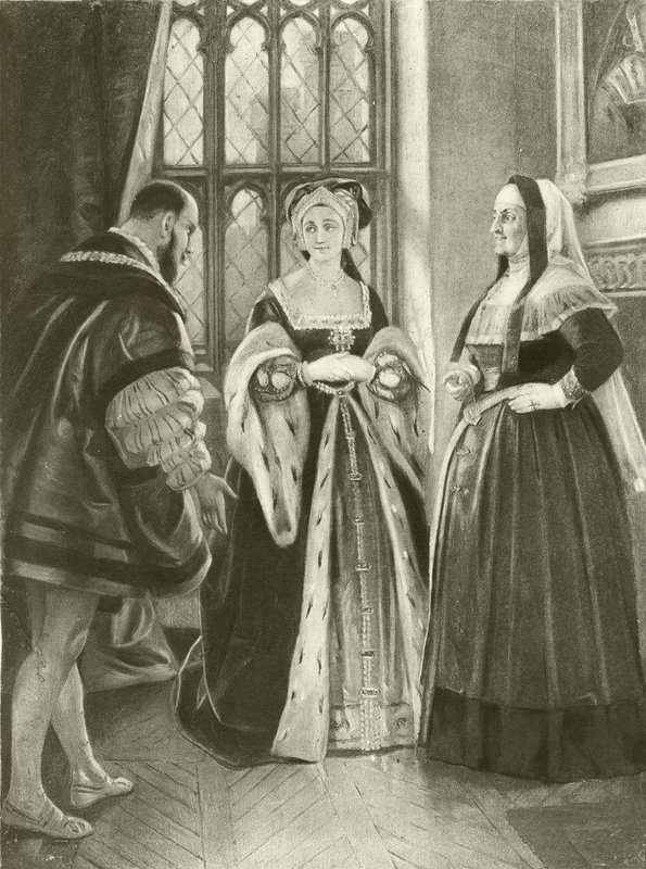 Roi Henri VIII. Acte II, Scène III (gravure) - Felix Octavius Carr Darley