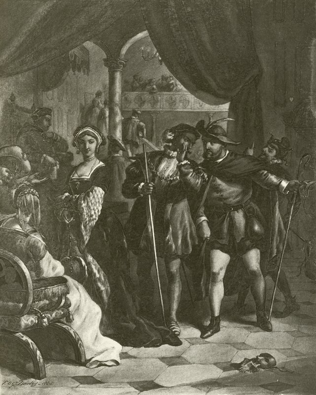 Roi Henri VIII. Acte I, Scène IV - Felix Octavius Carr Darley