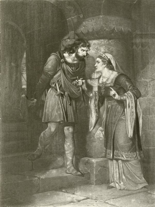 Macbeth. Acte II, Scène II (gravure) - Felix Octavius Carr Darley