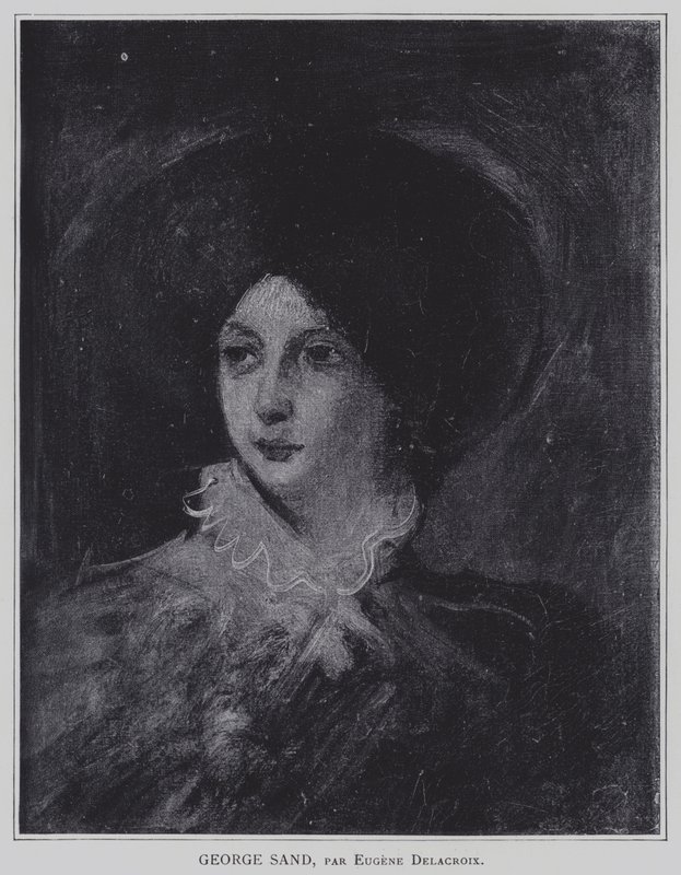 George Sand - Ferdinand Victor Eugene Delacroix