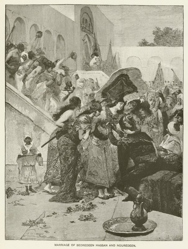 Mariage de Bedredeen Hassan et Nouredeen - Fernand Cormon