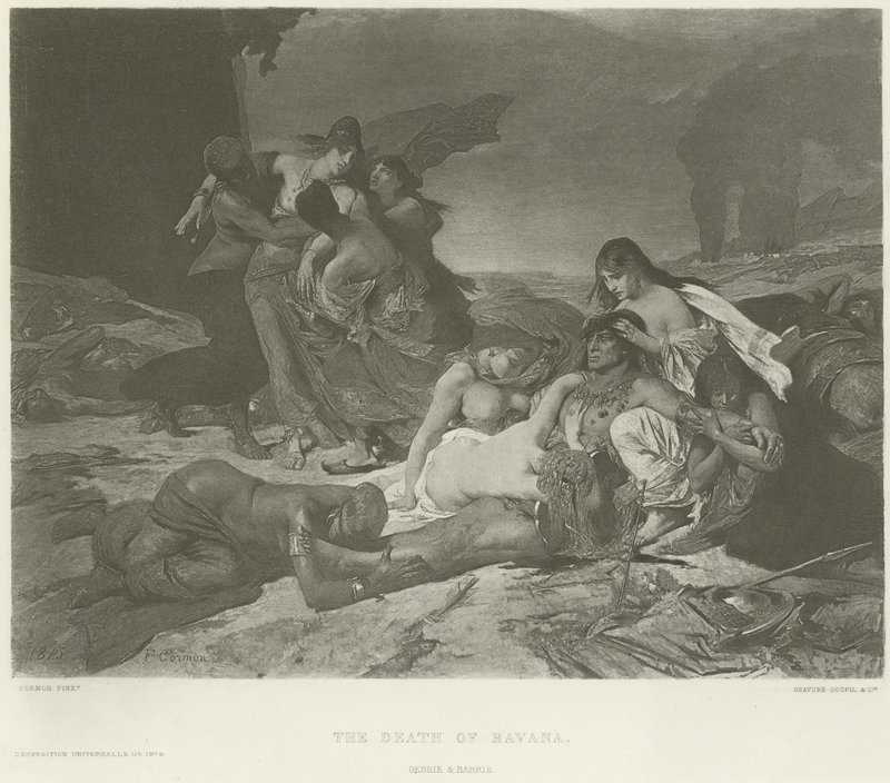 La mort de La Havane (gravure) - Fernand Cormon