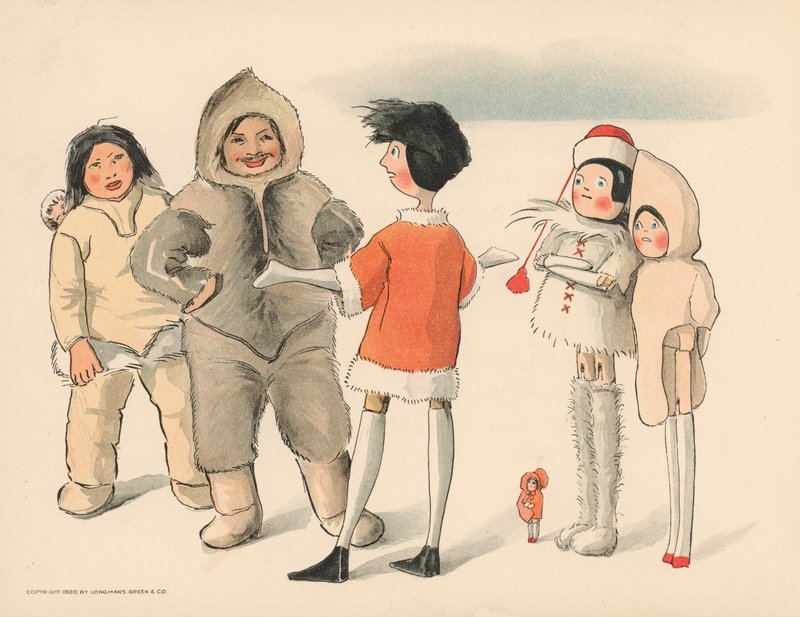 Illustration pour Les aventures polaires de Golliwogg - Florence K. Upton