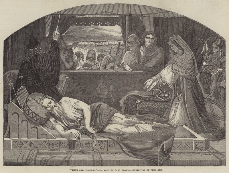 Lear et Cordelia - Ford Madox Brown
