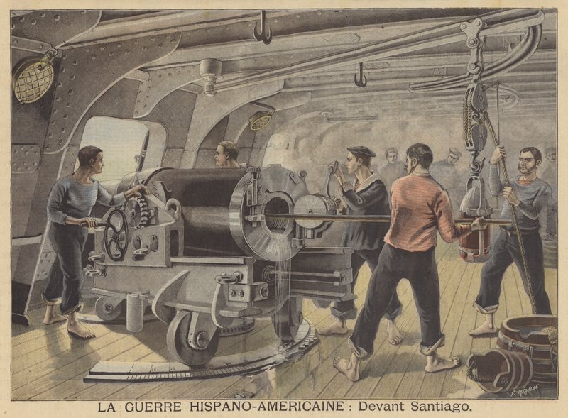 La guerre hispano-américaine : à bord d