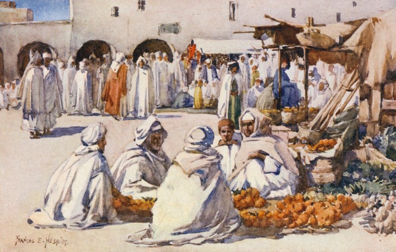 Le marché aux fruits, Biskra - Frances Nesbitt