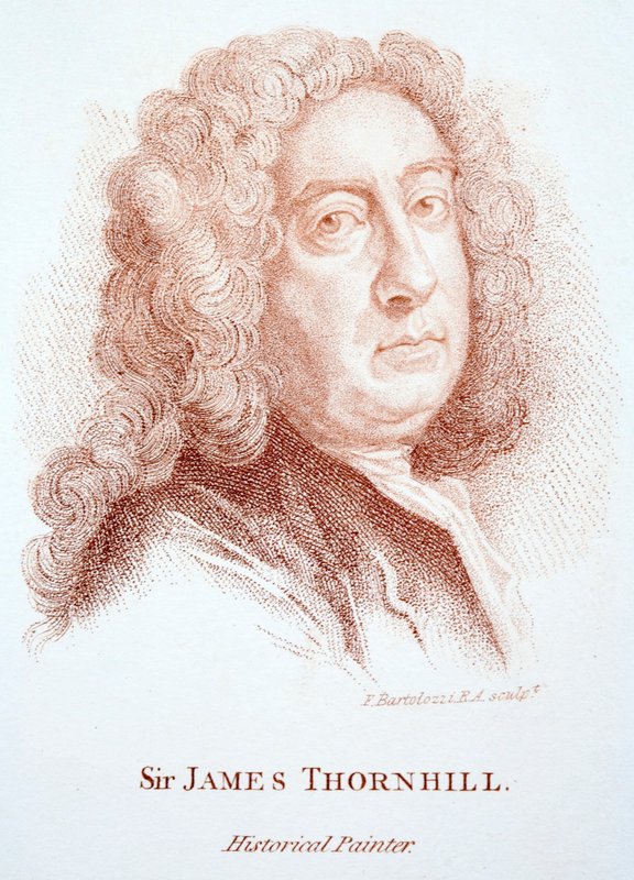Sir James Thornhill, peintre anglais de sujets historiques - Francesco (after) Bartolozzi