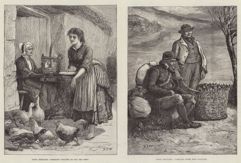 Croquis irlandais - Francis S. Walker