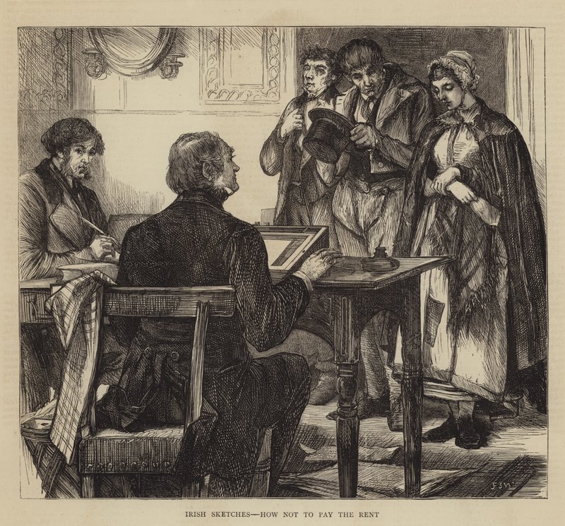 Croquis irlandais, comment ne pas payer le loyer - Francis S. Walker