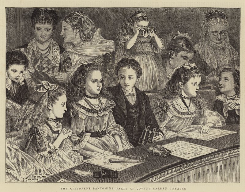La fête de la pantomime des enfants au théâtre de Covent Garden - Francis Wilfred Lawson