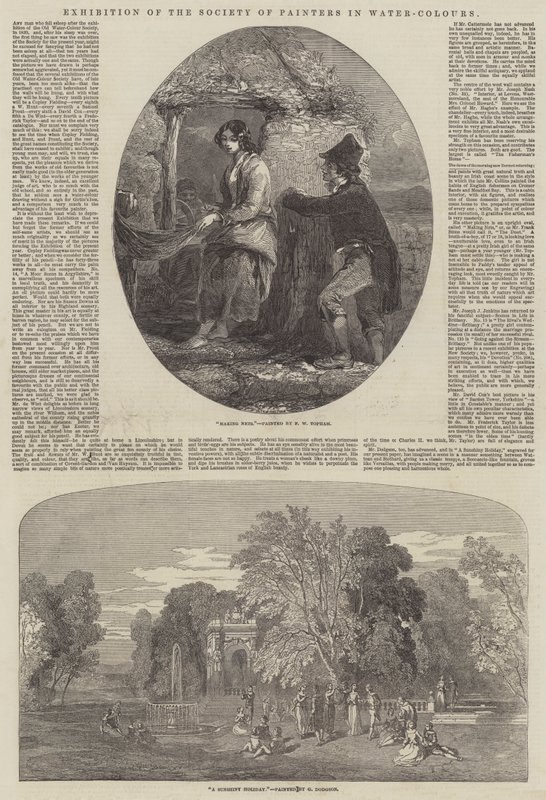 Exposition de la Société des Peintres en Aquarelle - Francis William Topham