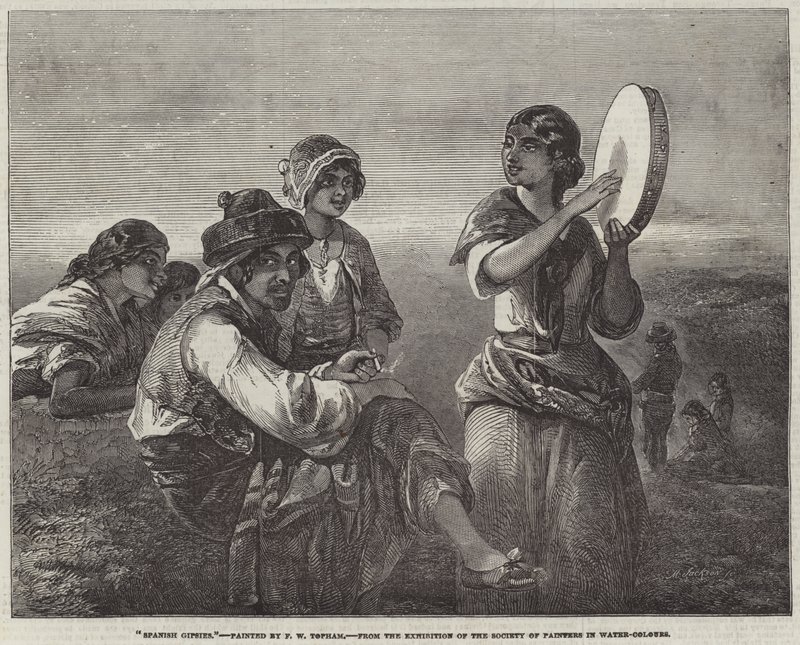 Gitanes espagnoles - Francis William Topham