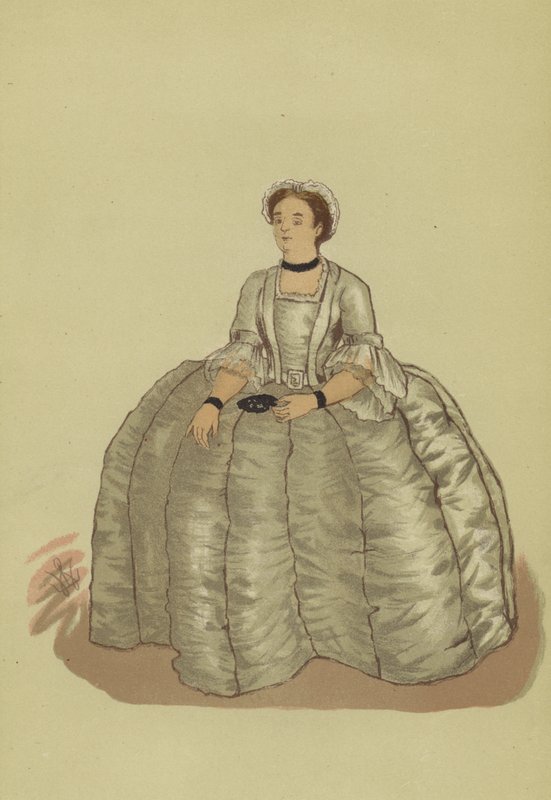 Costume féminin du règne de George II - Francis (after) Hayman