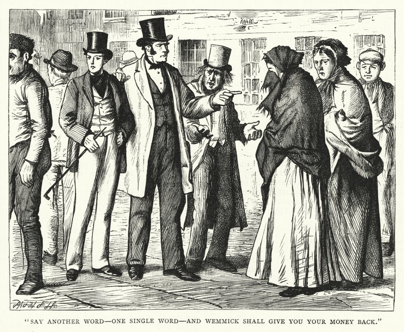 Illustration pour Les Grandes Espérances de Charles Dickens (gravure) - Francis Arthur Fraser