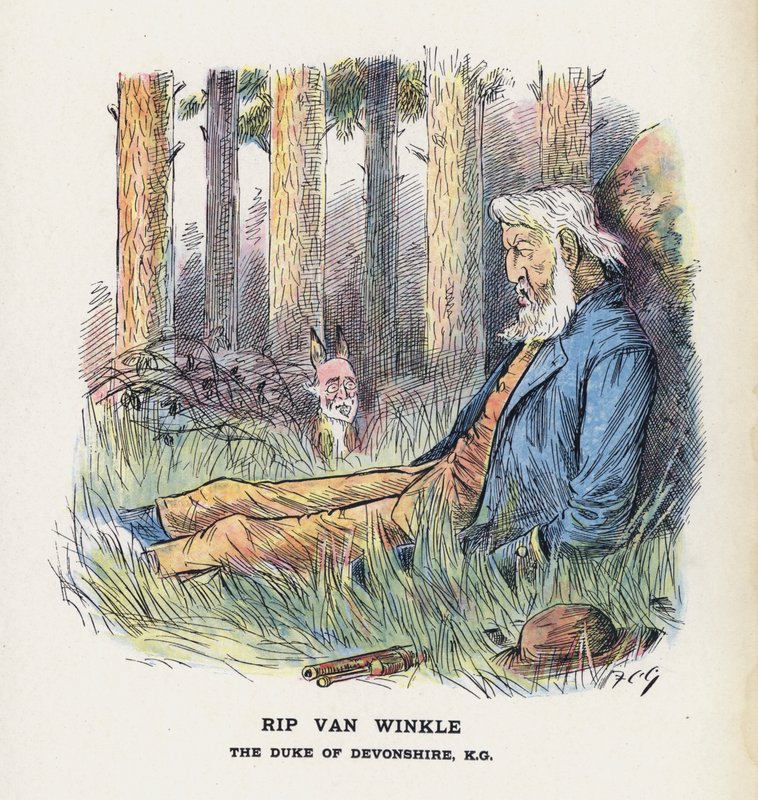 Rip Van Winkle, Le Duc de Devonshire - Francis Carruthers Gould