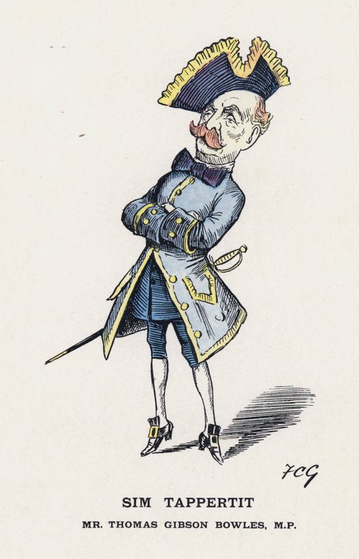 Sim Tappertit, M. Thomas Gibson Bowles - Francis Carruthers Gould
