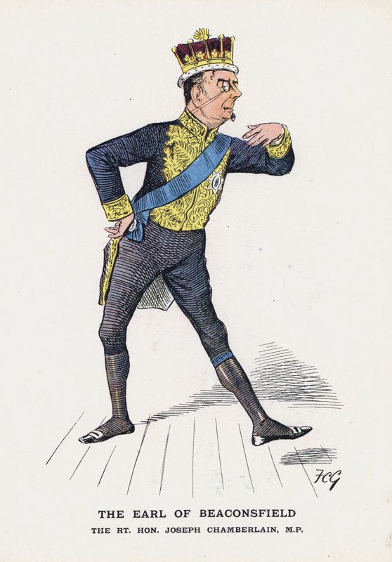 Le Comte de Beaconsfield, Rt Hon Joseph Chamberlain - Francis Carruthers Gould