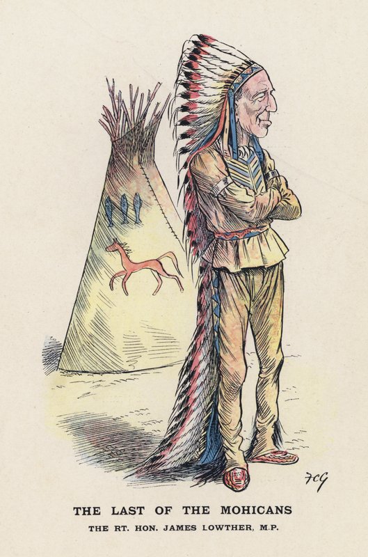 Le Dernier des Mohicans, Le Très Honorable James Lowther - Francis Carruthers Gould