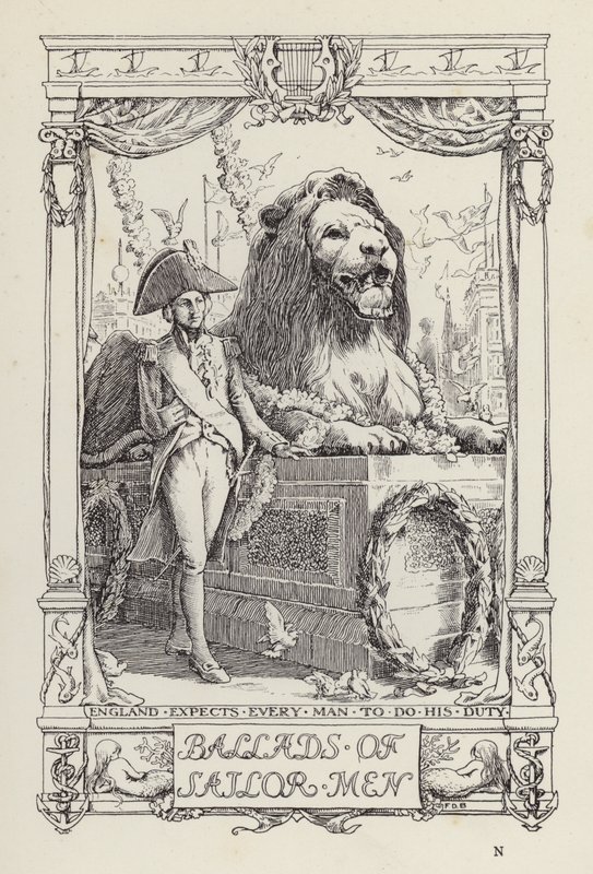 Un autre livre de vers pour les enfants : Ballades de marins (litho) - Francis Donkin Bedford