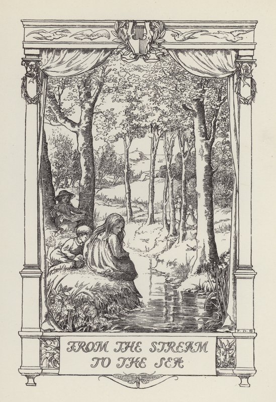 Un autre livre de vers pour les enfants : Du ruisseau à la mer (litho) - Francis Donkin Bedford
