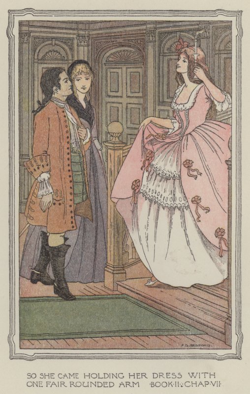 Illustration pour The History of Henry Esmond (lithographie couleur) - Francis Donkin Bedford