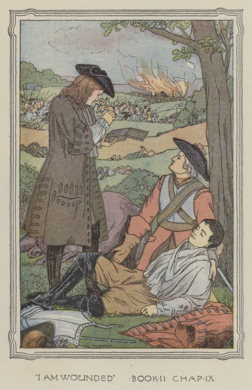 Illustration pour The History of Henry Esmond (lithographie couleur) - Francis Donkin Bedford
