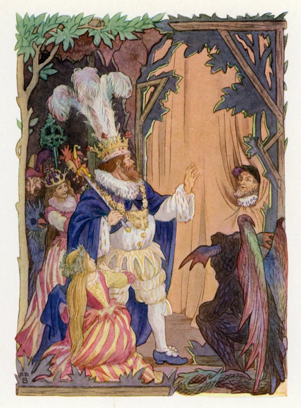 Merrie England : The Lord of Misrule (lithographie couleur) - Francis Donkin Bedford