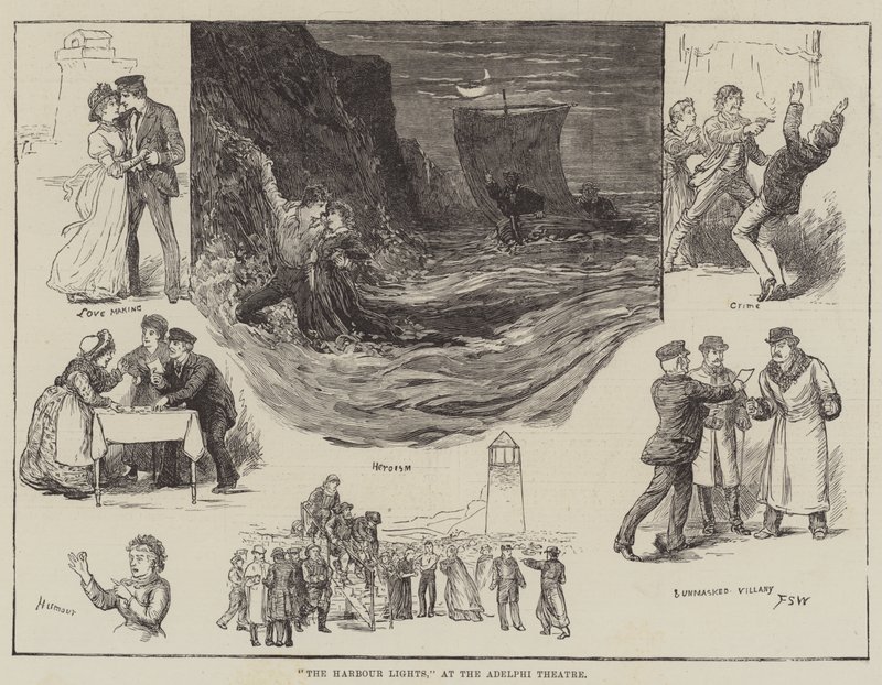 Les lumières du port, au théâtre Adelphi - Francis S. Walker
