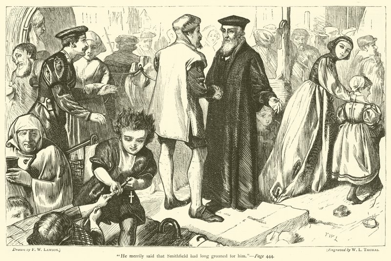 Il dit joyeusement que Smithfield avait longtemps gémi pour lui - Francis Wilfred Lawson