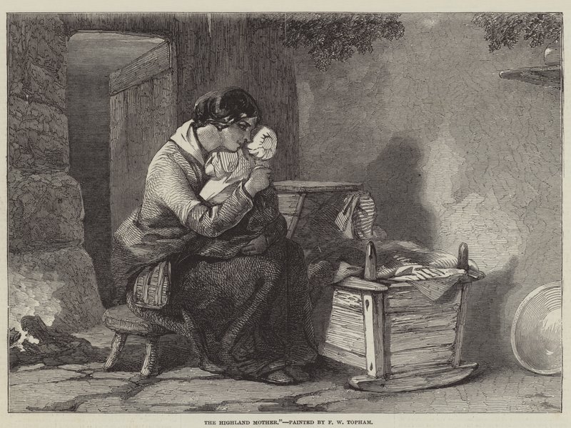 La mère des Highlands - Francis William Topham
