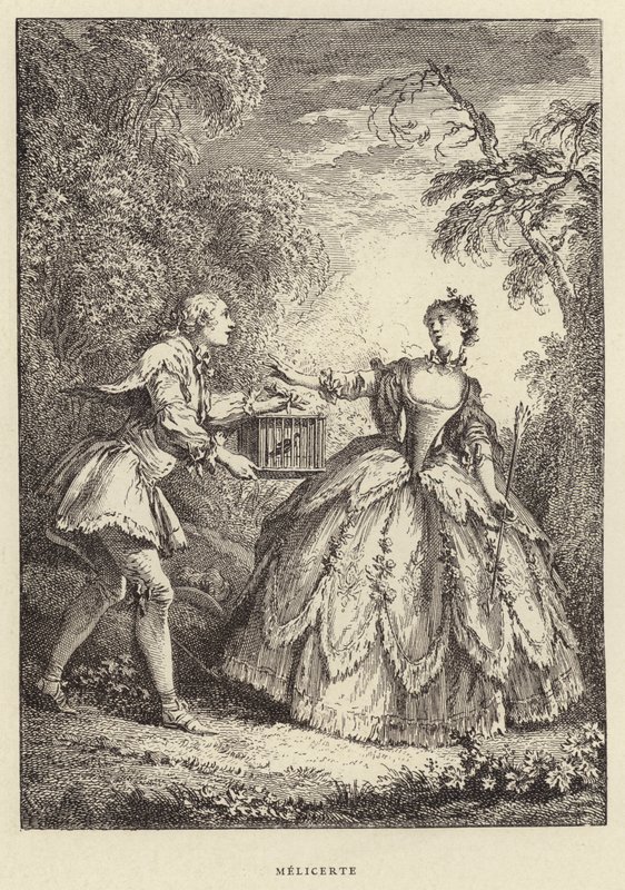Méliserte (gravure) - Francois (after) Boucher
