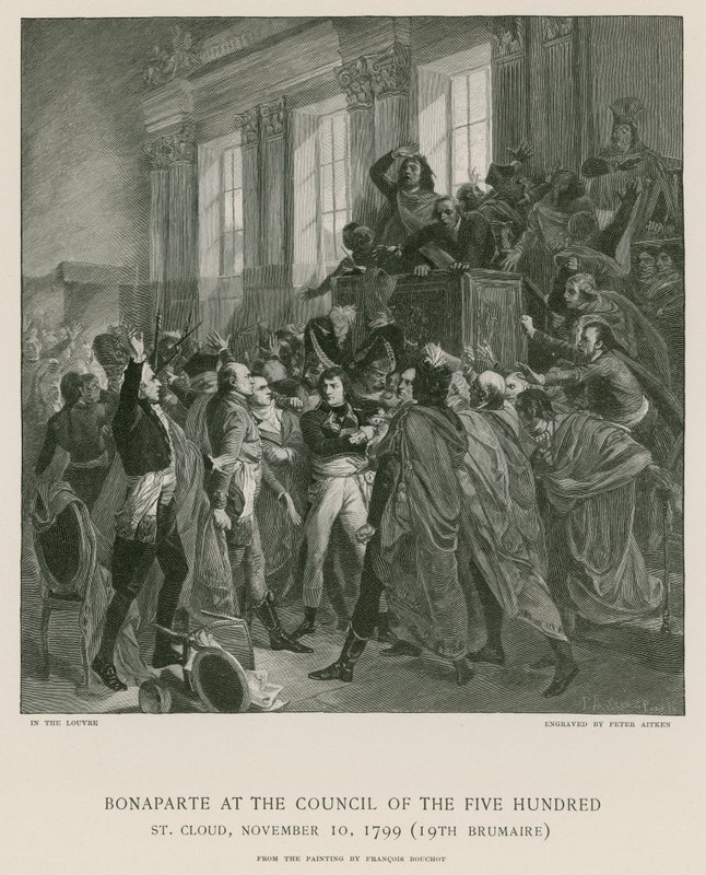 Bonaparte au Conseil des Cinq-Cents - Francois Bouchot