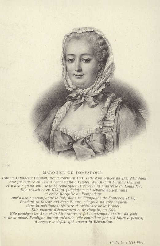 Marquise de Pompadour - Francois Hubert Drouais