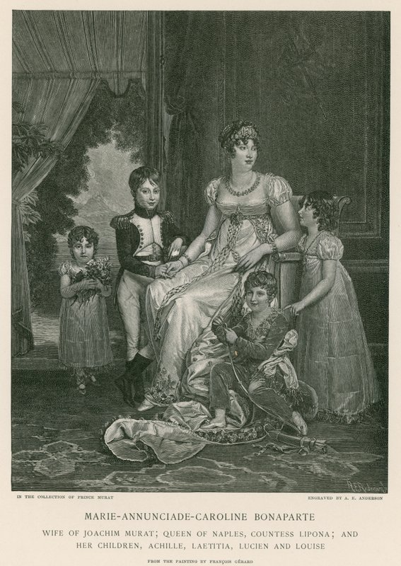 Marie-Annunciade-Caroline Bonaparte - Francois Pascal Simon Gerard