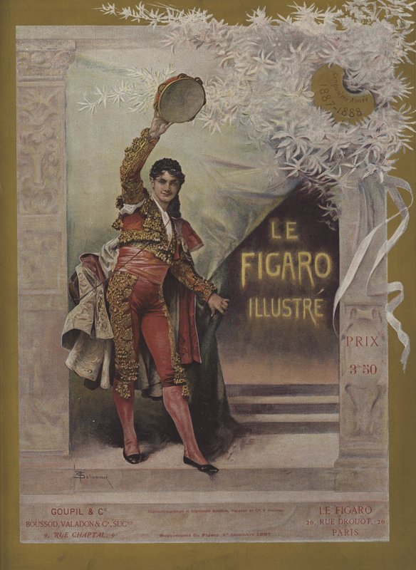 Couverture de Le Figaro Illustré, 1er décembre 1887 - Francois Schommer
