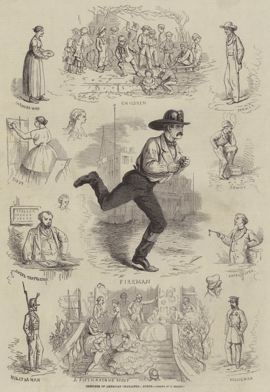 Esquisses de Caractères Américains, Nord - Frank Bellew