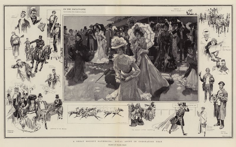 Une grande réunion de société, Royal Ascot l
