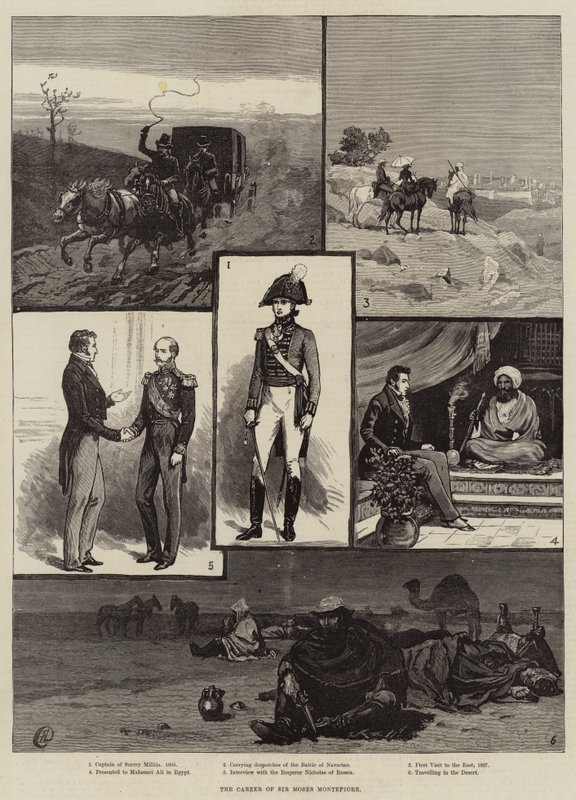 La carrière de Sir Moses Montefiore - Frank Dadd