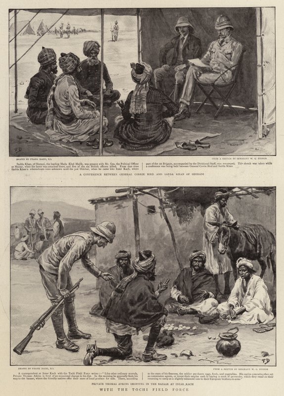Avec la force de campagne de Tochi - Frank Dadd