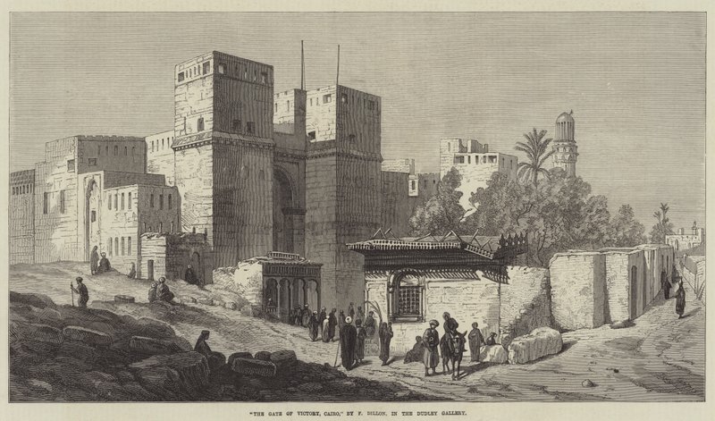 La porte de la Victoire, Le Caire, dans la galerie Dudley - Frank Dillon