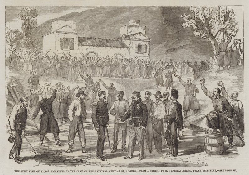 La Première Visite de Victor Emmanuel au Camp de l