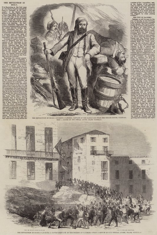 La révolution en Sicile - Frank Vizetelly