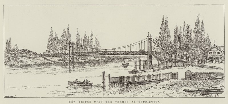 Nouveau pont sur la Tamise à Teddington - Frank Watkins
