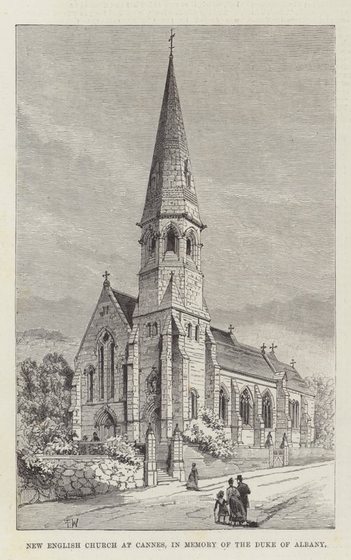 Nouvelle église anglaise à Cannes, en mémoire du duc d