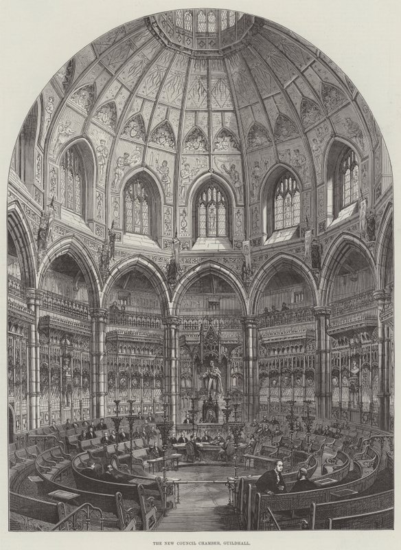 La nouvelle salle du conseil, Guildhall - Frank Watkins