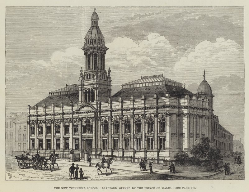 La nouvelle école technique de Bradford, inaugurée par le Prince de Galles - Frank Watkins