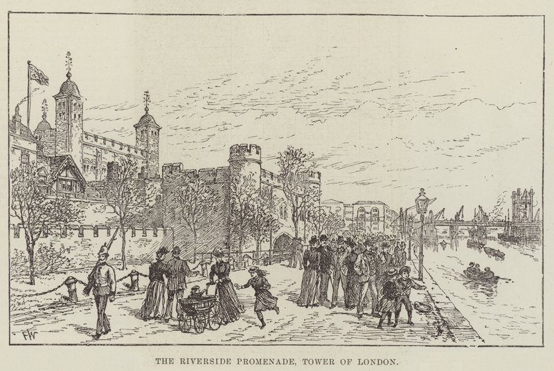 La Promenade des quais, Tour de Londres - Frank Watkins