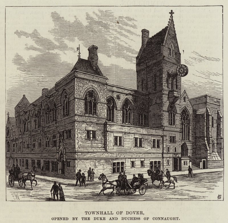 Hôtel de ville de Douvres, inauguré par le duc et la duchesse de Connaught - Frank Watkins