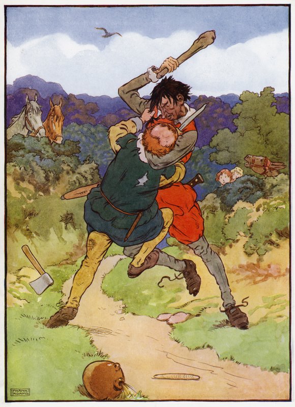 Illustration pour Babes in the Wood - Frank Adams