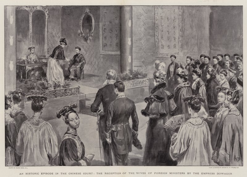 Un épisode historique à la cour chinoise, la réception des épouses des ministres étrangers par l
